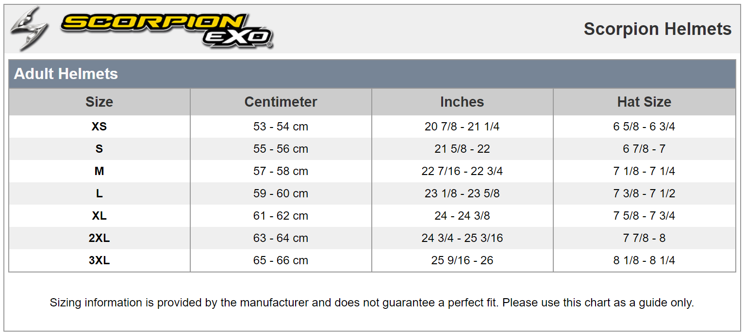 Size guide